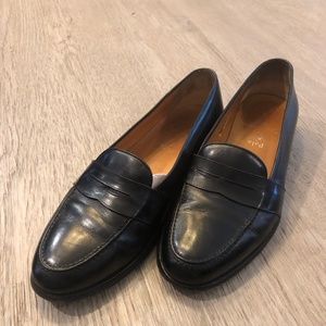 Ralph Lauren Polo Black Glove Leather Loafer